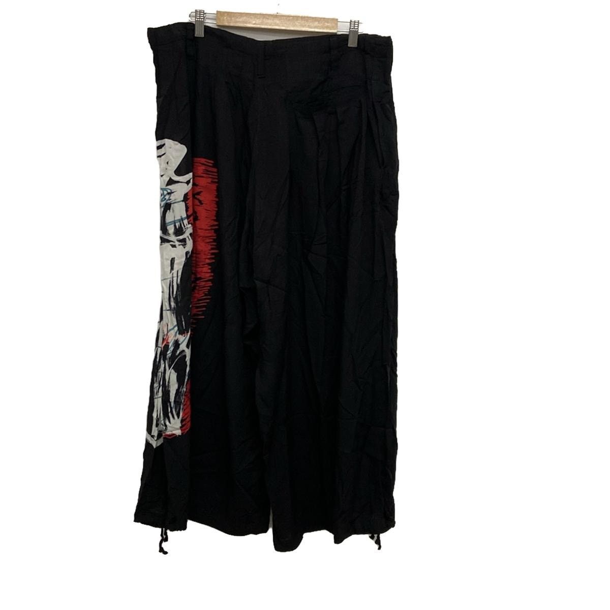 Yohji Yamamoto BLACK Scandal Yohji Yamamoto wide pants Size US 37 - 2 Thumbnail