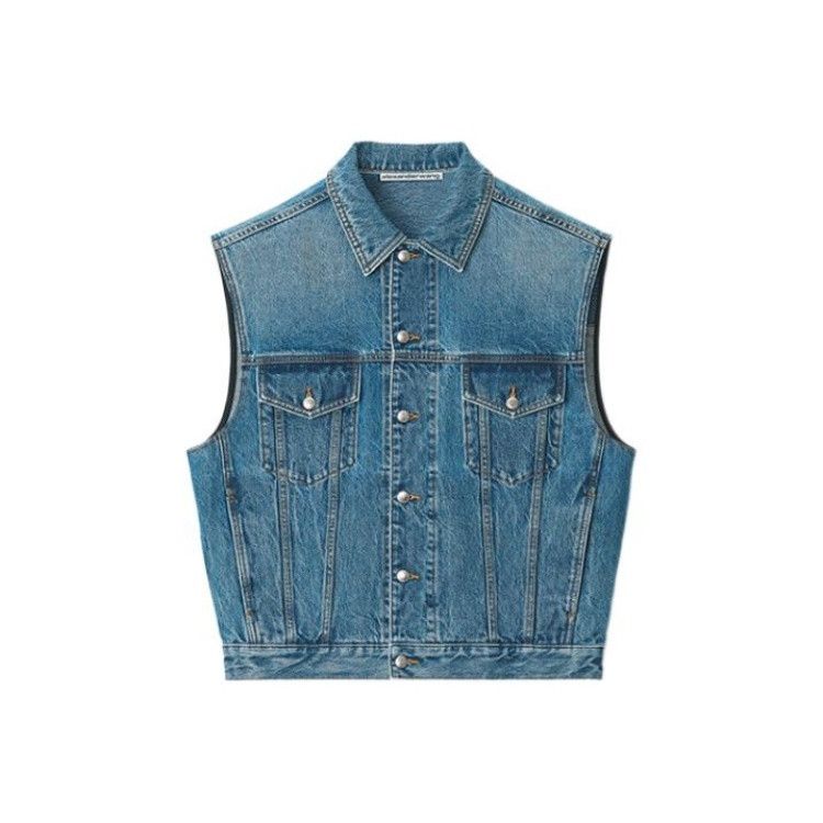Alexander Wang Alexander Wang Denim Vest Size XS Size XS / US 0-2 / IT 36-38 - 1 Thumbnail