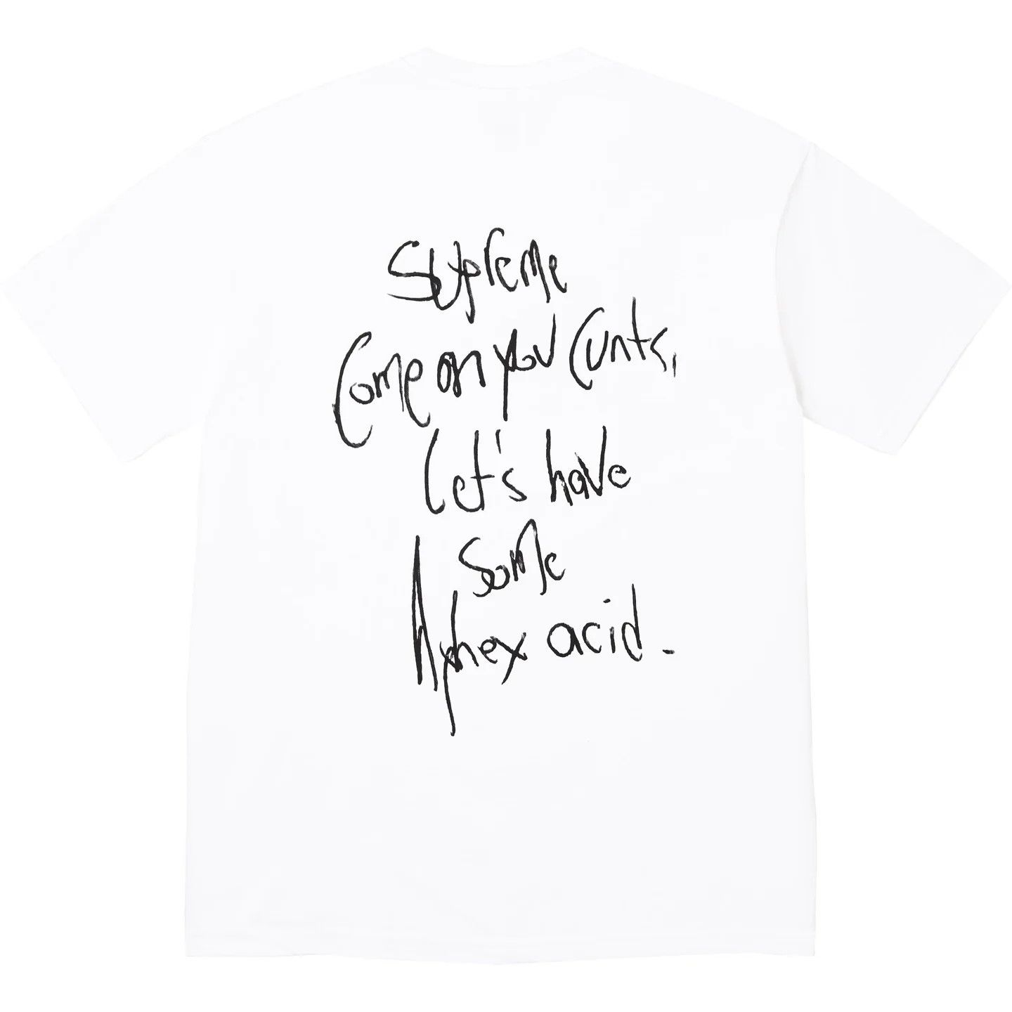 Supreme Supreme Aphex Twin Windowlicker Tee White Size US L / EU 52-54 / 3 - 2 Thumbnail