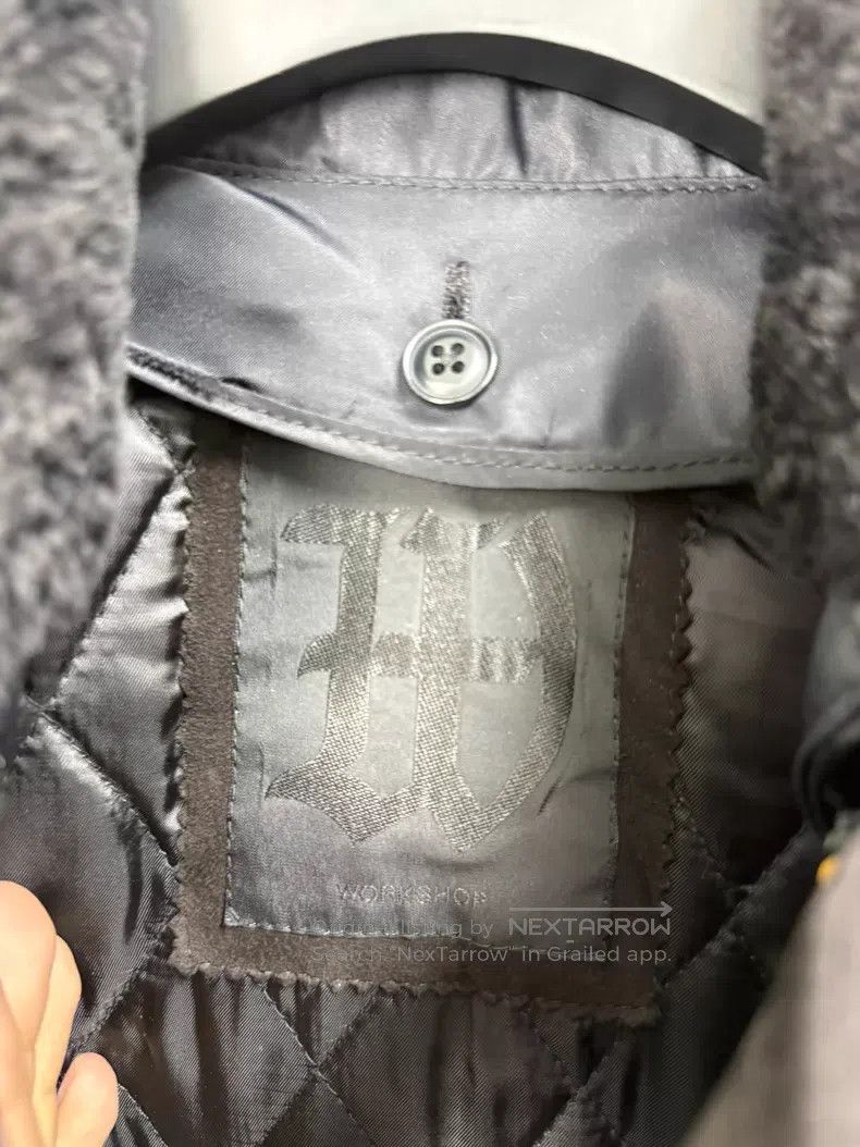 Yohji Yamamoto Yohji Yamamoto Shearling collar leather jacket| Size US M / EU 48-50 / 2 - 7 Thumbnail