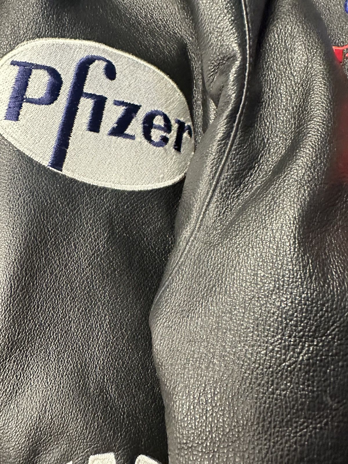 Jeff Hamilton 2XL Viagra Leather Jacket Jh Design Nascar Pfizer Drake Size US XXL / EU 58 / 5 - 7 Thumbnail