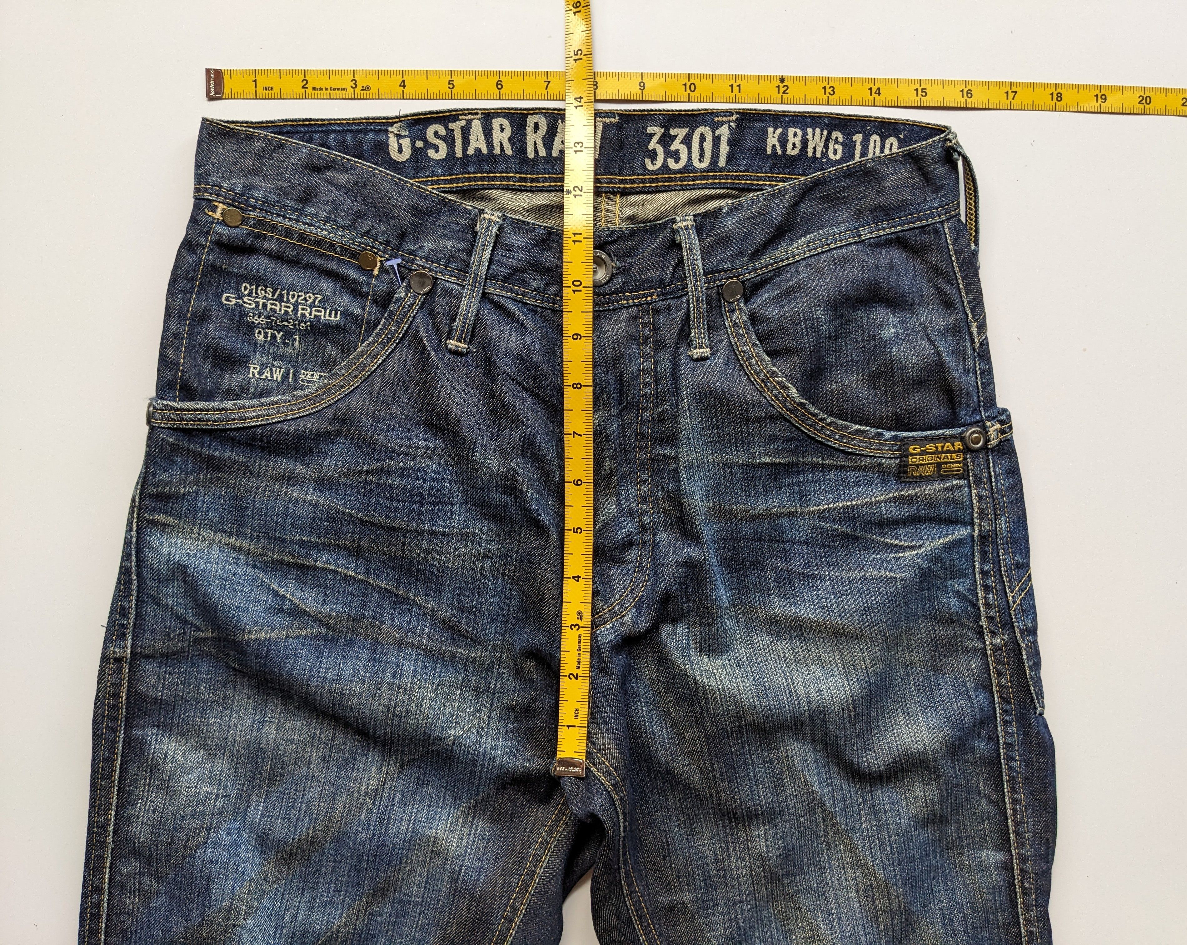 G-Star × Indigo × Jean G-Star Raw 3301 indigo jeans Size US 31 - 7 Thumbnail