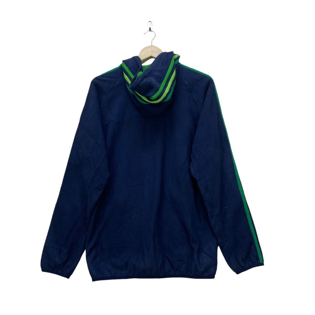 Adidas × Vintage Y2k Adidas’s Fleece Hooded Size US M / EU 48-50 / 2 - 2 Thumbnail