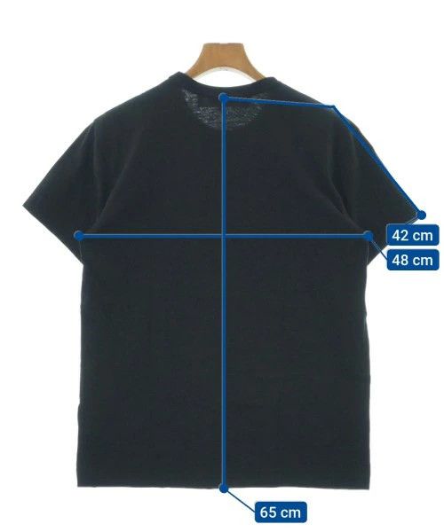 Comme des Garcons PLAY T-Shirts Cotton Short Sleeve Crewneck Embroider Heart Black Size US L / EU 52-54 / 3 - 3 Thumbnail