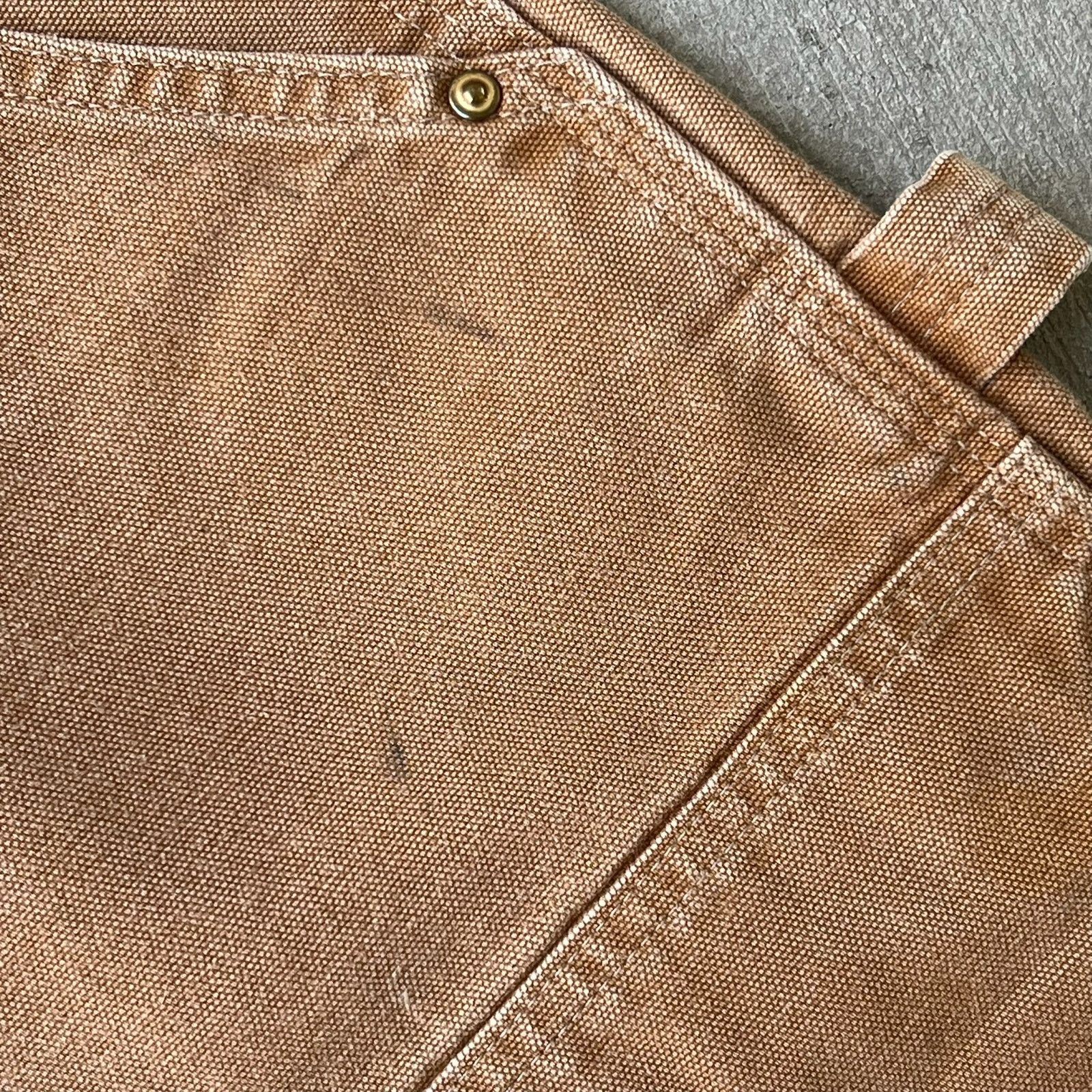 Carhartt × Vintage Carhartt brown double knee work wear carpenter pants Size US 31 - 8 Thumbnail