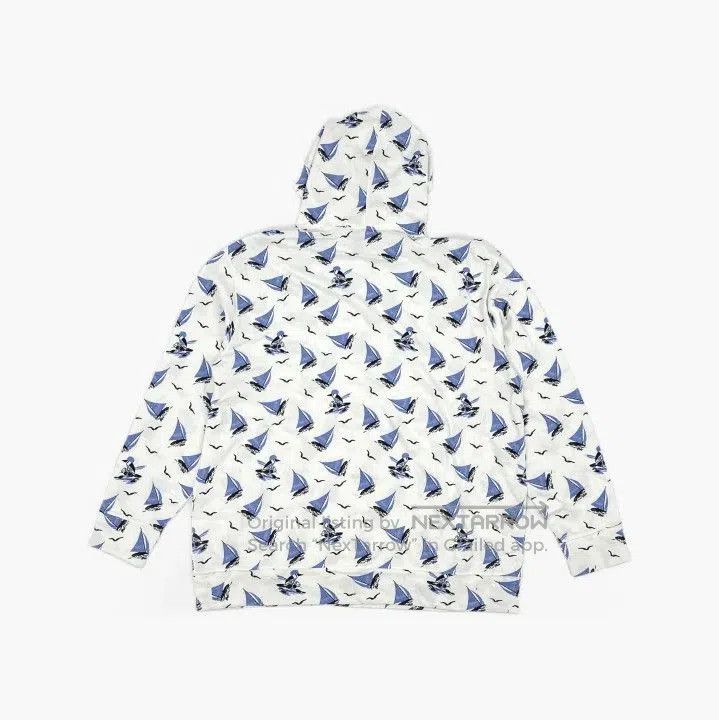 Polo Ralph Lauren Polo Ralph Lauren White Sailboat Print Hoodie. Size US XXL / EU 58 / 5 - 3 Thumbnail