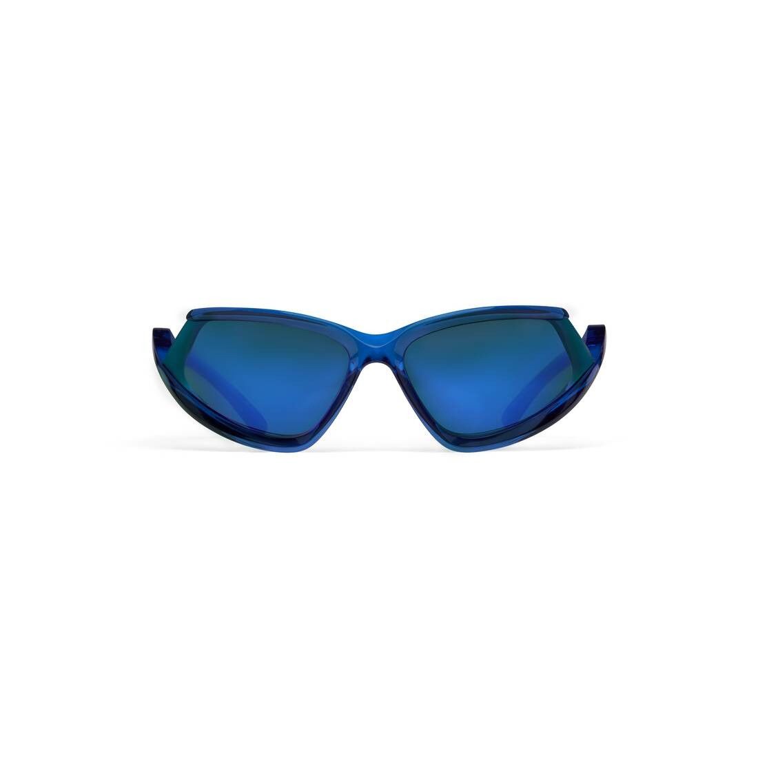 Balenciaga o1bcso1str0625 Size: OS / Side Xpander Cat Sunglasses Blue Size ONE SIZE - 1 Thumbnail