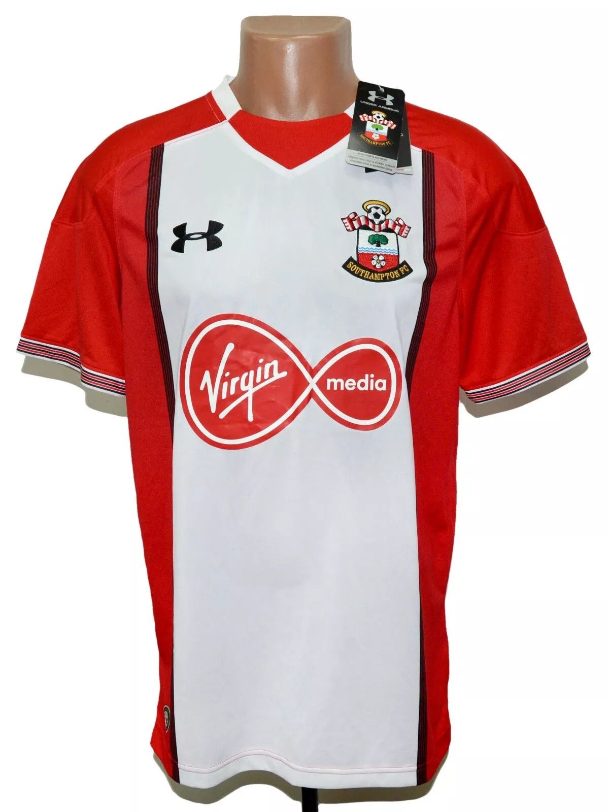 Under Armour *BNWT* SOUTHAMPTON 2017/2018 SIGNED UNDER ARMOUR M 10 AUSTIN Size US M / EU 48-50 / 2 - 2 Thumbnail