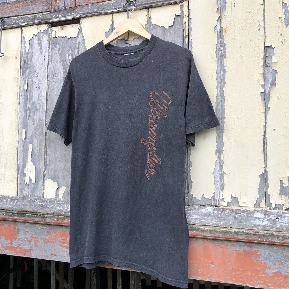Vintage Vintage 90s Wrangler Sunfaded Tshirt Size US M / EU 48-50 / 2 - 2 Thumbnail