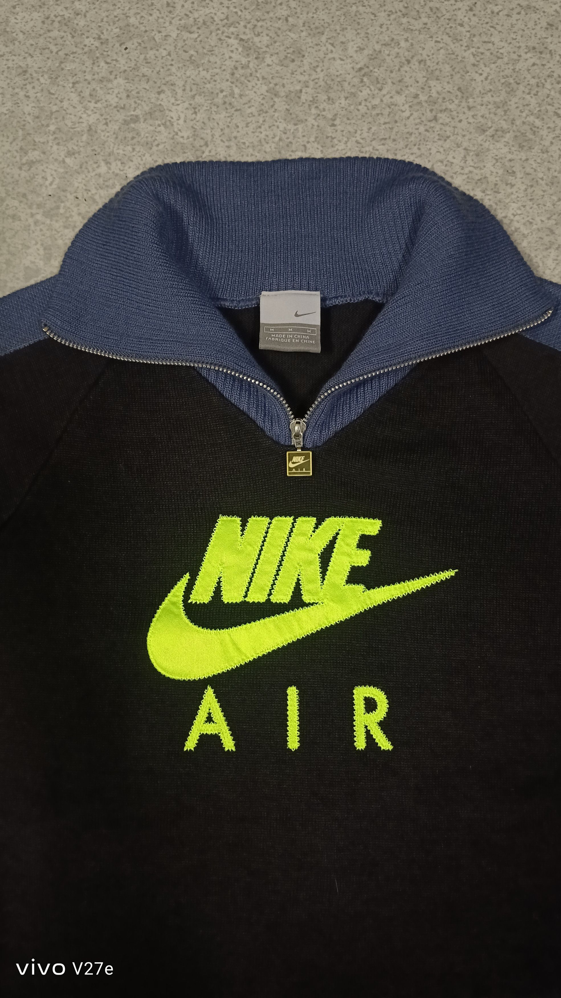 Nike Rare Vintage Nike Air Half Zipper Sweater Size US S / EU 44-46 / 1 - 4 Thumbnail