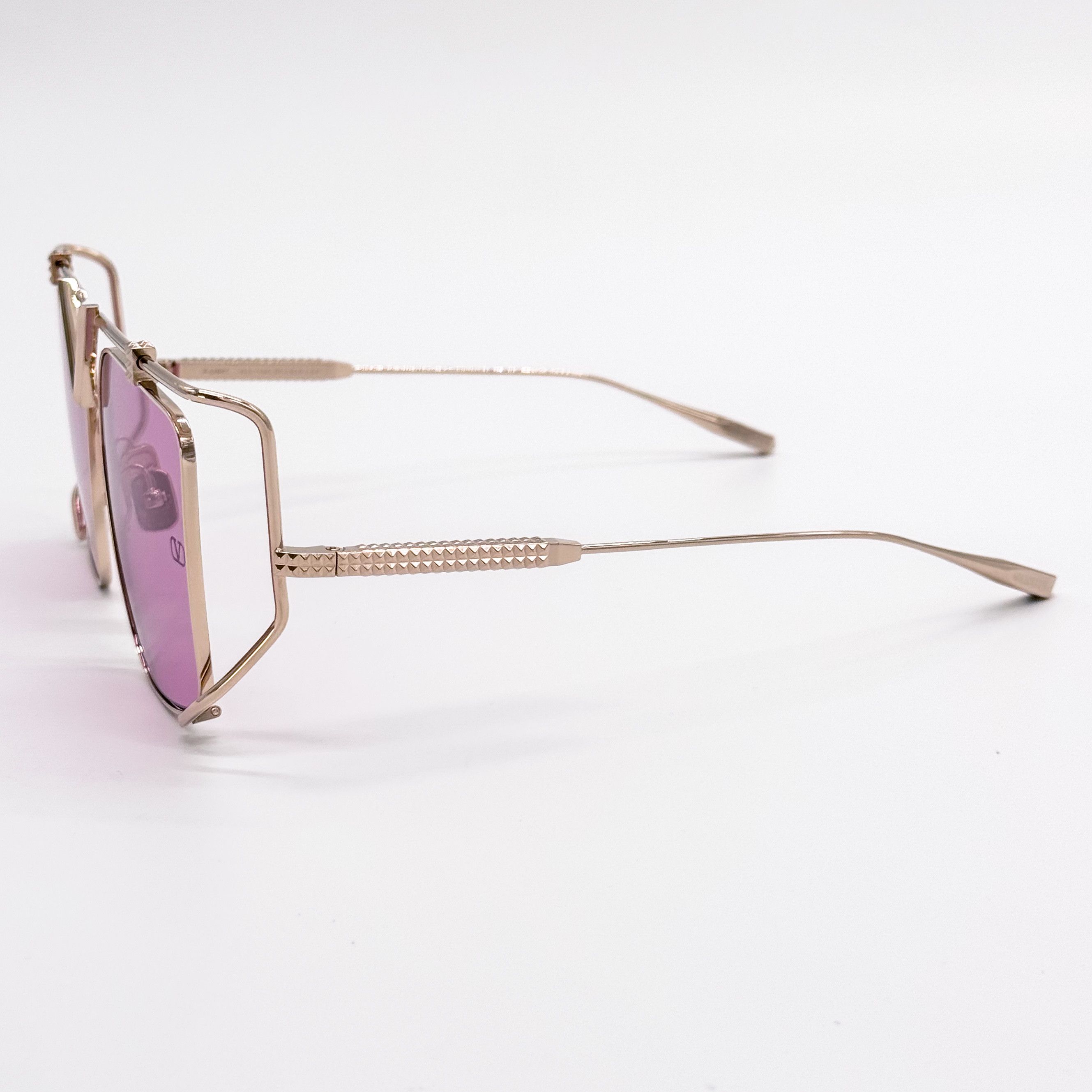Valentino NEW VALENTINO V-LIGHT VLS-116C PINK TITANIUM SUNGLASSES Size ONE SIZE - 8 Thumbnail