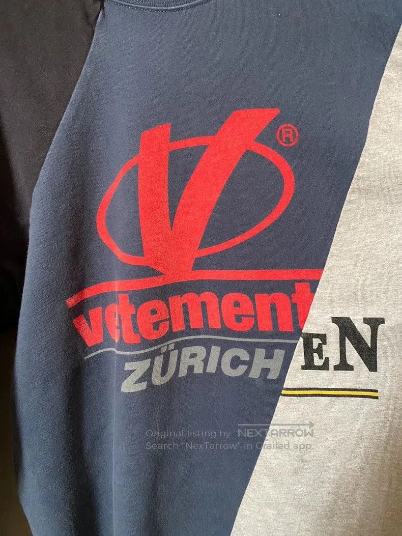 Vetements Vetements Color Block Long Sleeve Top. Size US M / EU 48-50 / 2 - 2 Thumbnail