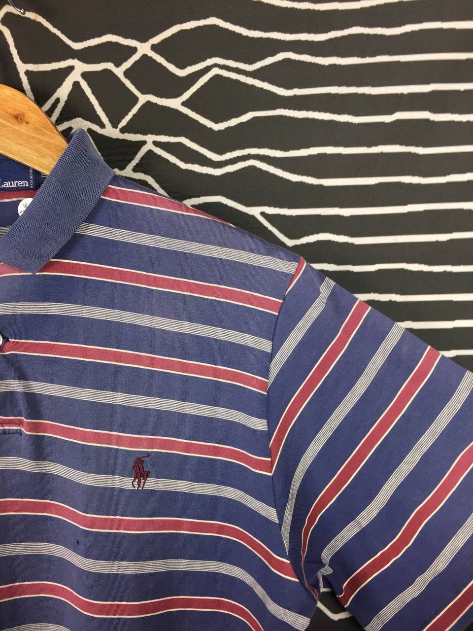 Polo Ralph Lauren Vtg Polo Ralph Lauren Pony Logo Striped Polo Shirt Size US S / EU 44-46 / 1 - 6 Thumbnail