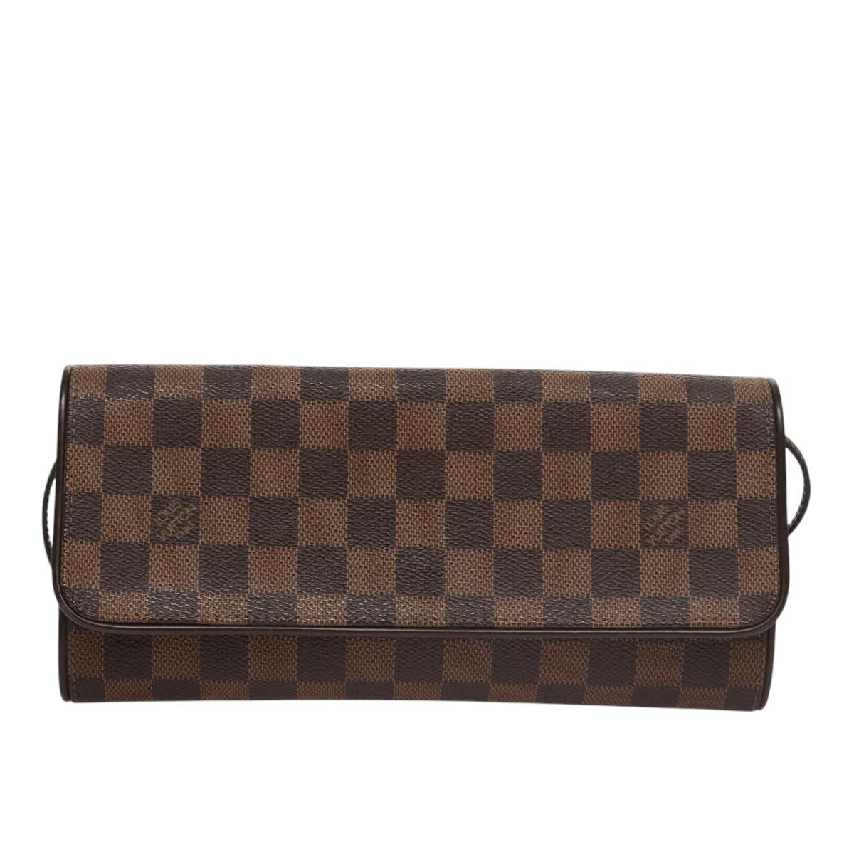 Louis Vuitton Twin Brown Canvas Shoulder Bag (Pre-Owned) Size ONE SIZE - 1 Thumbnail