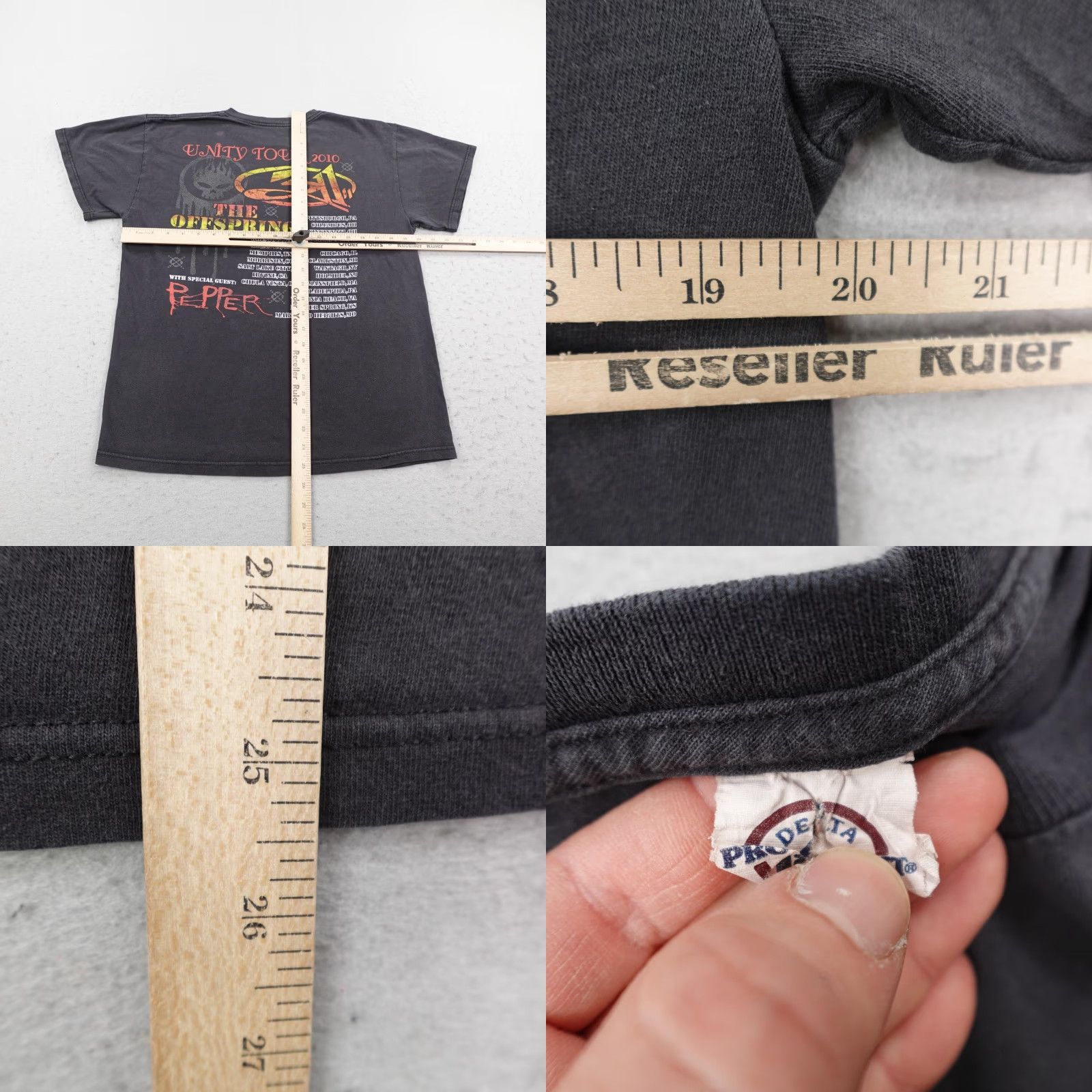 Vintage 311 Unity Tour Shirt Mens Medium Black The Offspring Pepper Band Tour Tee 2010 Size US M / EU 48-50 / 2 - 8 Thumbnail