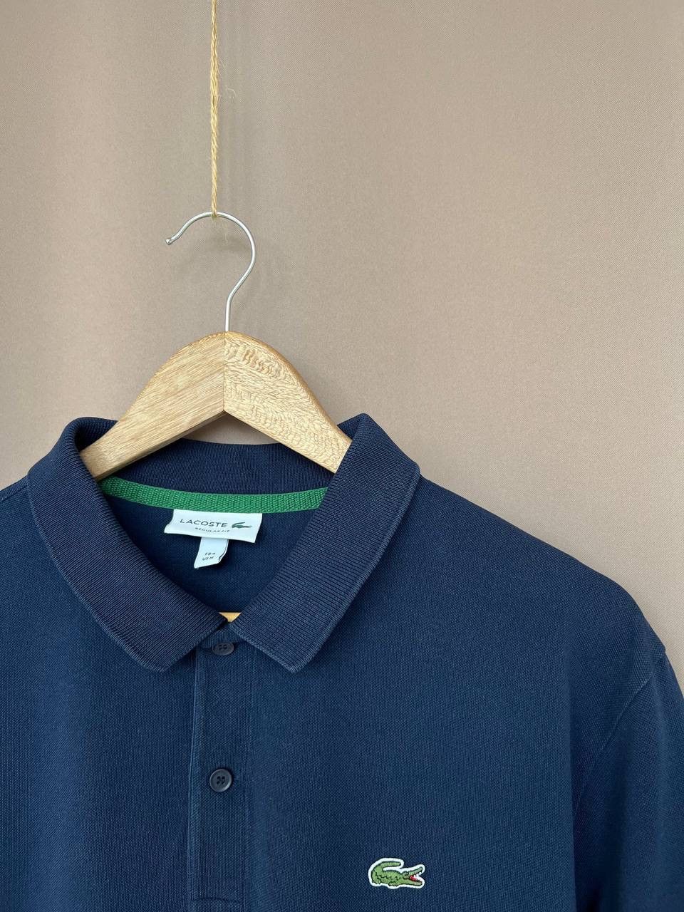 Lacoste Lacoste Ribbon Striped Regular Fit Pique Polo Shirt Mens M Size US M / EU 48-50 / 2 - 6 Thumbnail