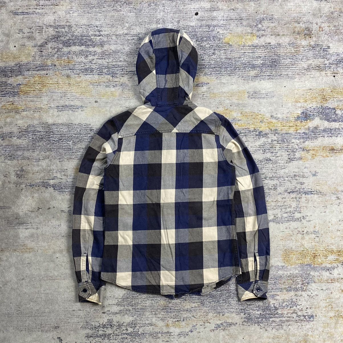 Hysteric Glamour × Japanese Brand vintage Hysteric glamour hooded zip up flannel Size US S / EU 44-46 / 1 - 2 Thumbnail