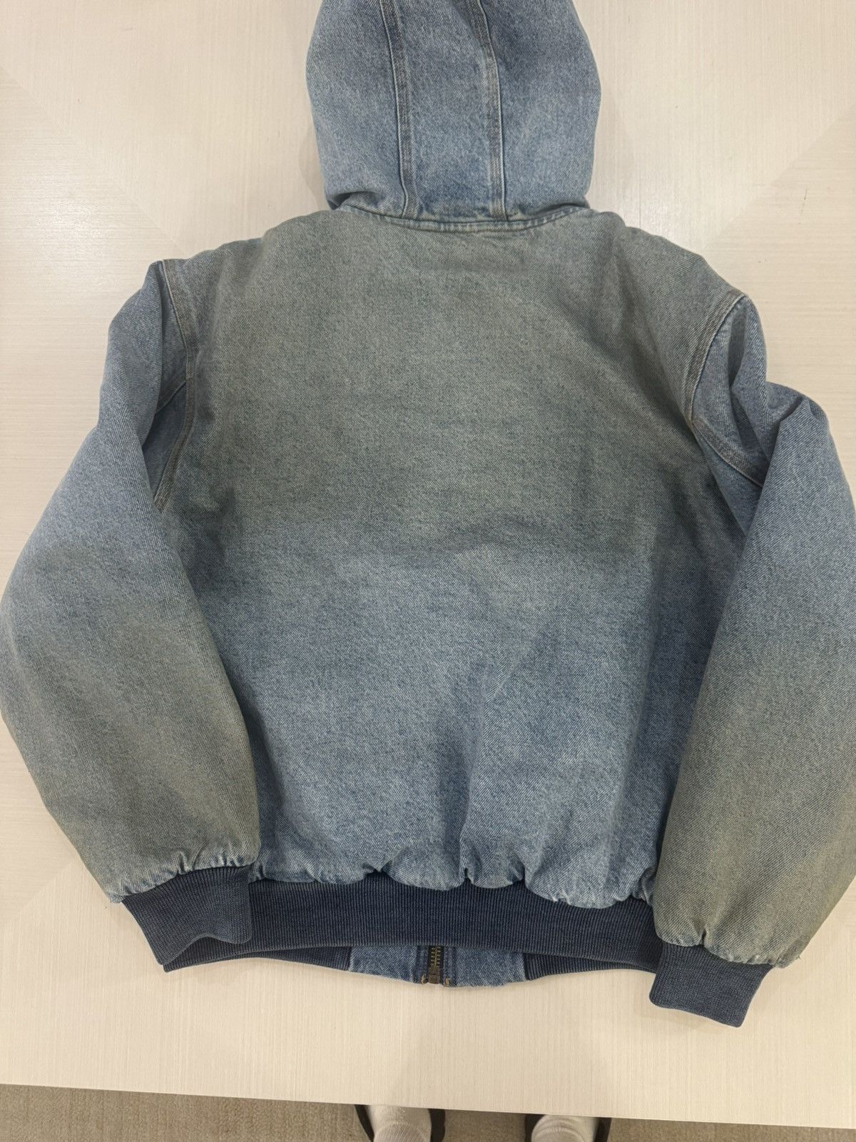 Supreme Supreme Reflective Arc Hooded Work Jacket Denim Sz S used Size US S / EU 44-46 / 1 - 2 Thumbnail