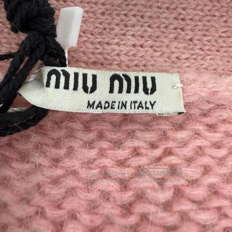 Miu Miu Miu Miu Color Block Mohair Cardigan for Women . Size L / US 10 / IT 46 - 3 Thumbnail