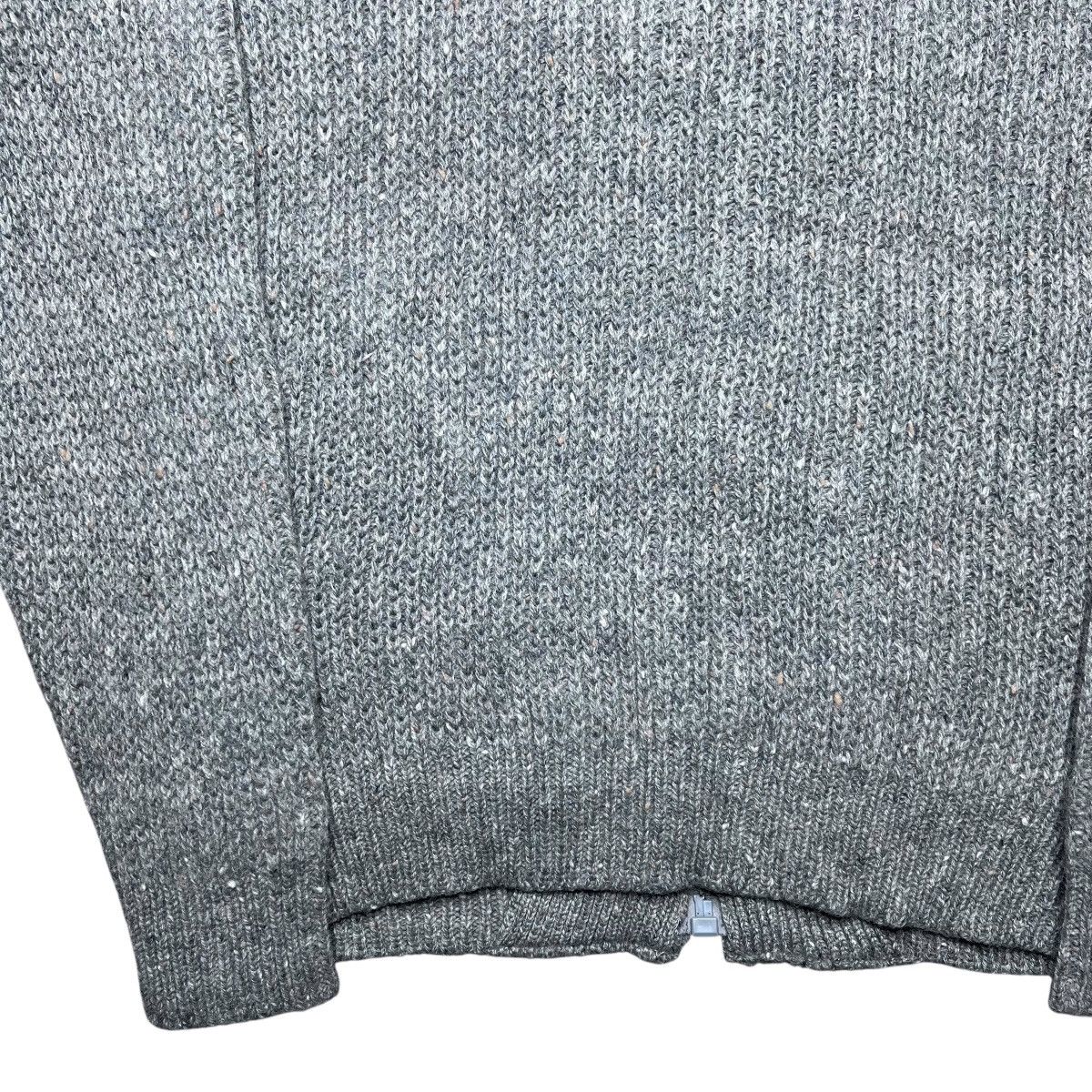 Pendleton × Vintage Vintage 80s Pendleton Shetland Wool Grey Zip Up Knit Sweater Size US M / EU 48-50 / 2 - 20 Thumbnail