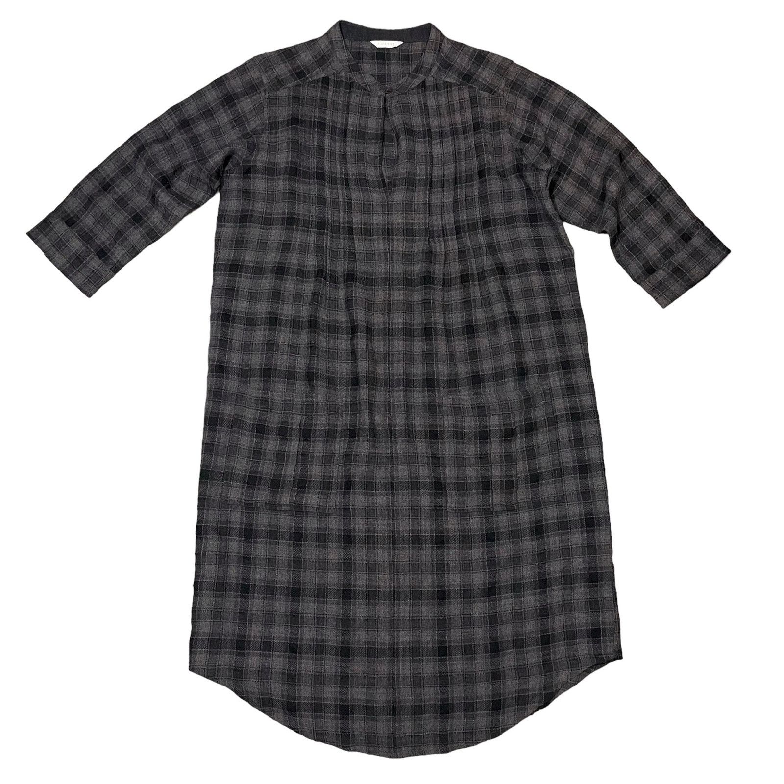 Other Poetry Plaid Wool Blend Shirt Dress Pleated Front Size 6 Size M / US 6-8 / IT 42-44 - 1 Thumbnail