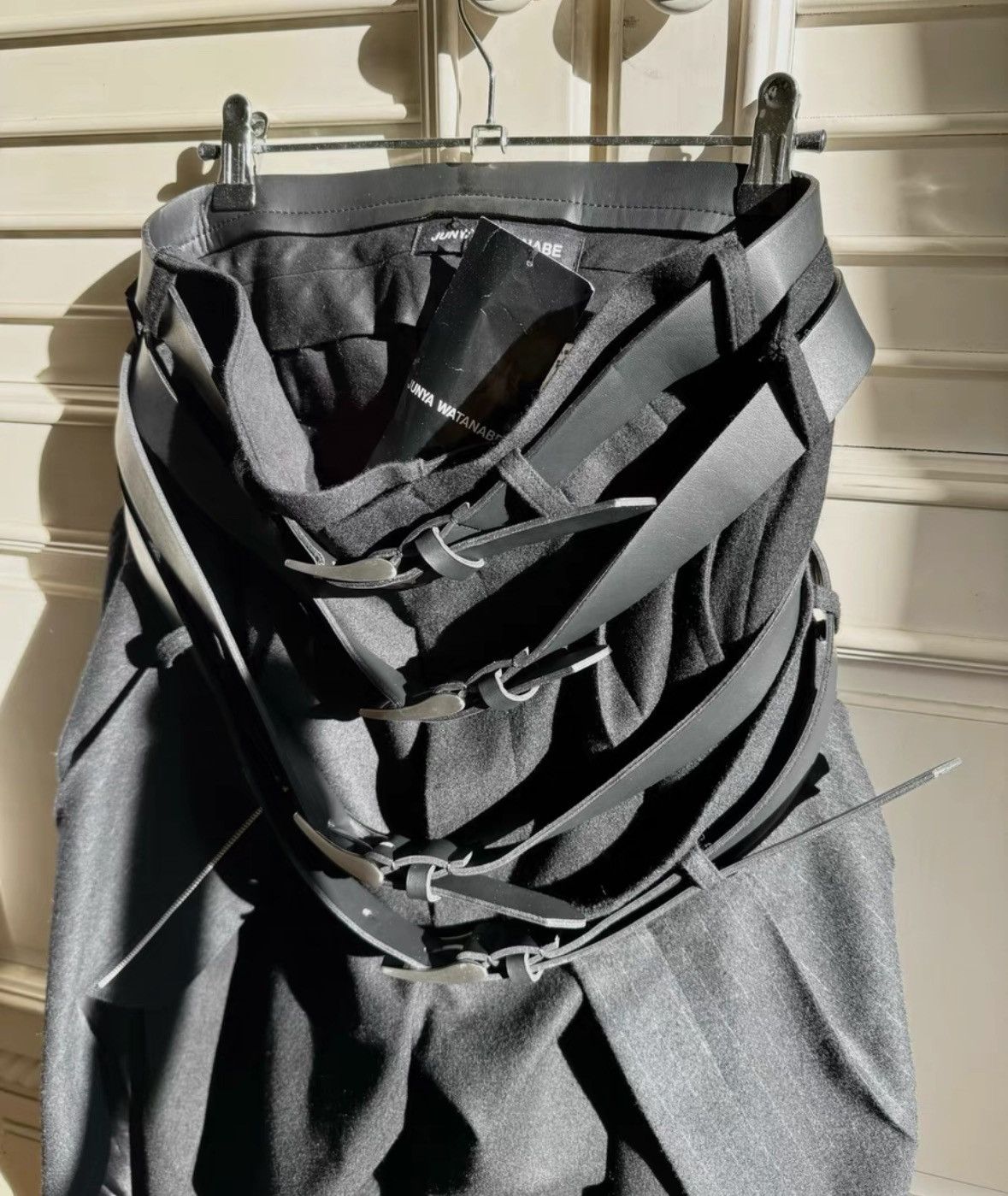 Junya Watanabe Junya Watanabe 24AW style quadruple belt woollen trousers Size 23" - 3 Thumbnail