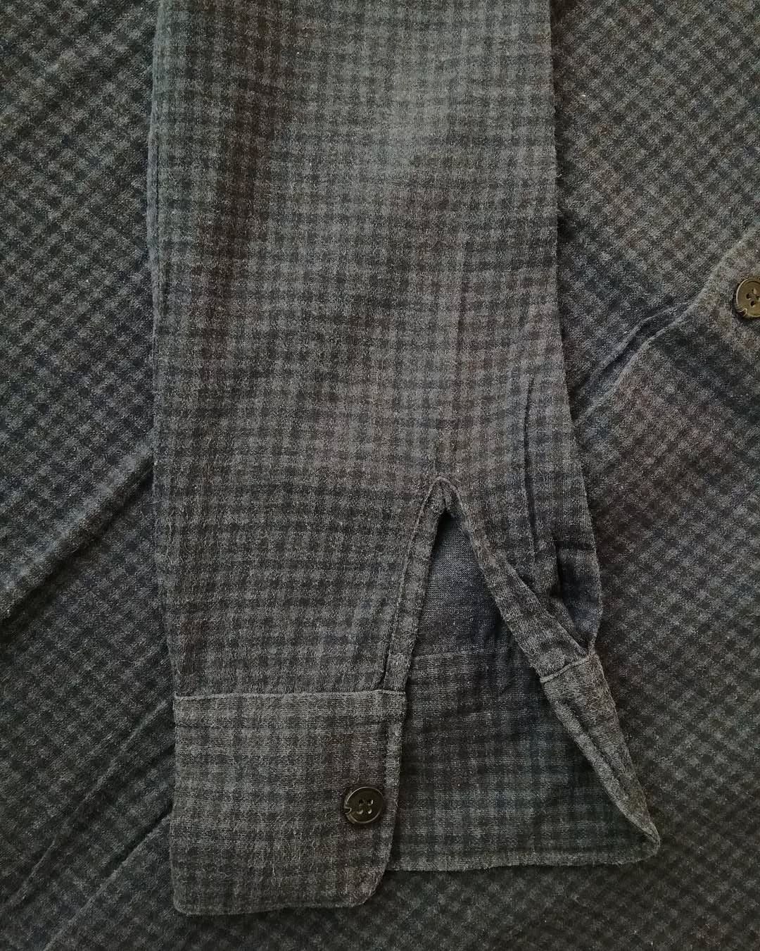 agnes b. Agnes B. Dark Blue Plaid Casual Flanel Shirt Size US M / EU 48-50 / 2 - 4 Thumbnail