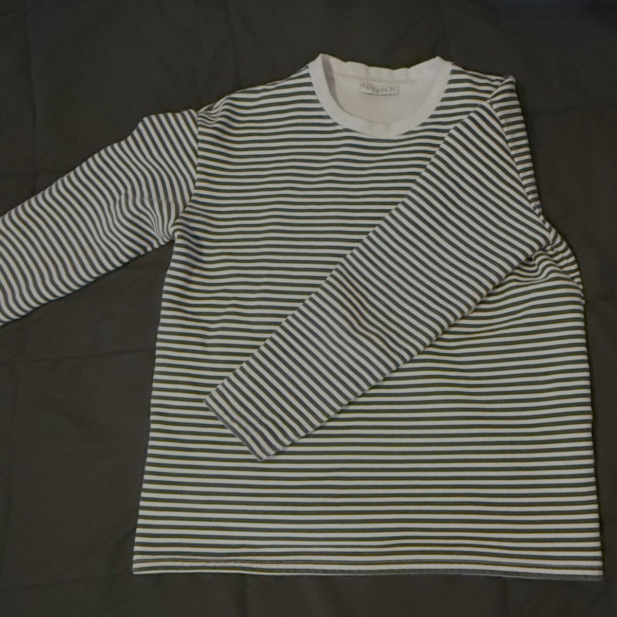 JW Anderson Striped Logo Crewneck T-Shirt Size US S / EU 44-46 / 1 - 2 Thumbnail