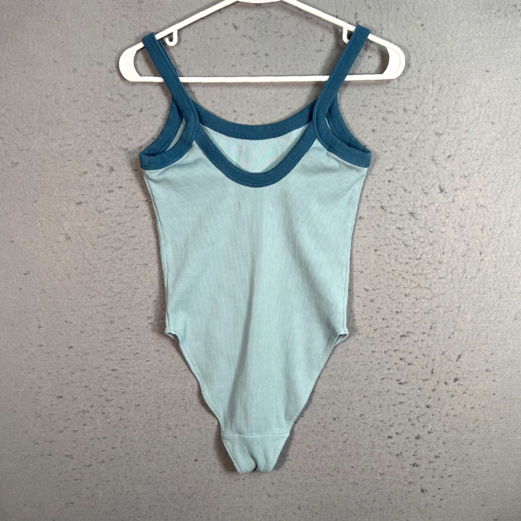 Everlane Everlane Bodysuit - Women - Size Small - Blue - Organic Cotton Blend One-Piece Sleeveless Adult Small - Womens Bodysuit Blue Size S / US 4 / IT 40 - 2 Thumbnail