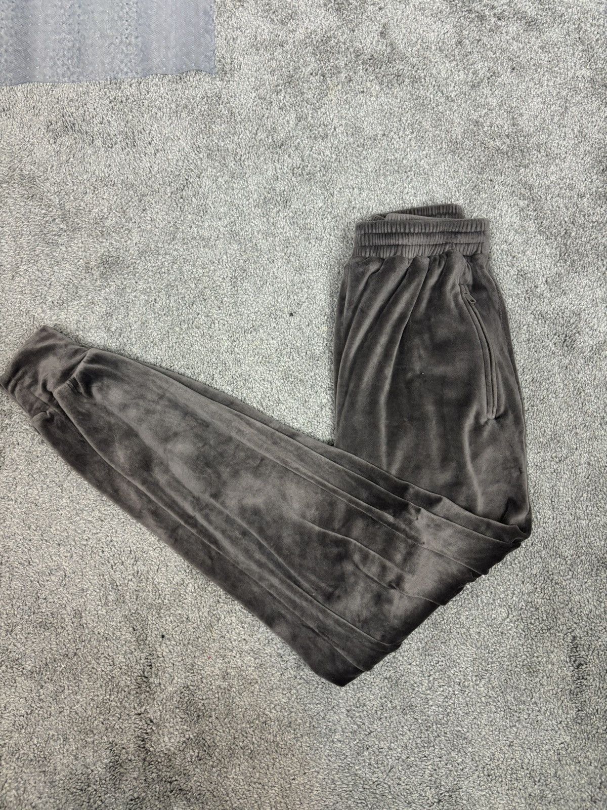 SKIMS SKIMS Velour Jogger Women’s Sz s Sienna Brown Zip Pockets Size 26" / US 2 / IT 38 - 1 Thumbnail