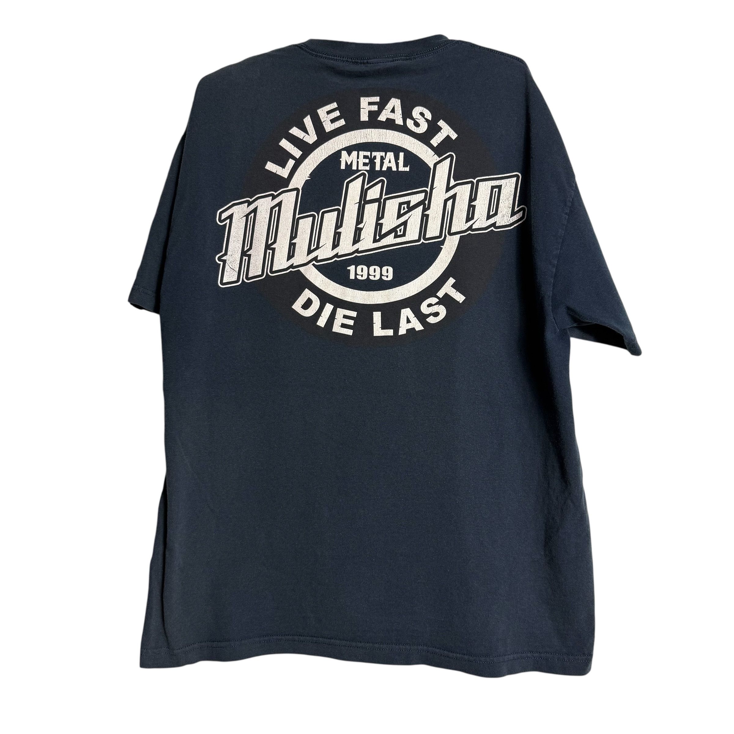 Metal Mulisha 🔥RARE🔥Vintage Metal Mulisha 1999 Spellout T-shirt Size US XL / EU 56 / 4 - 1 Thumbnail