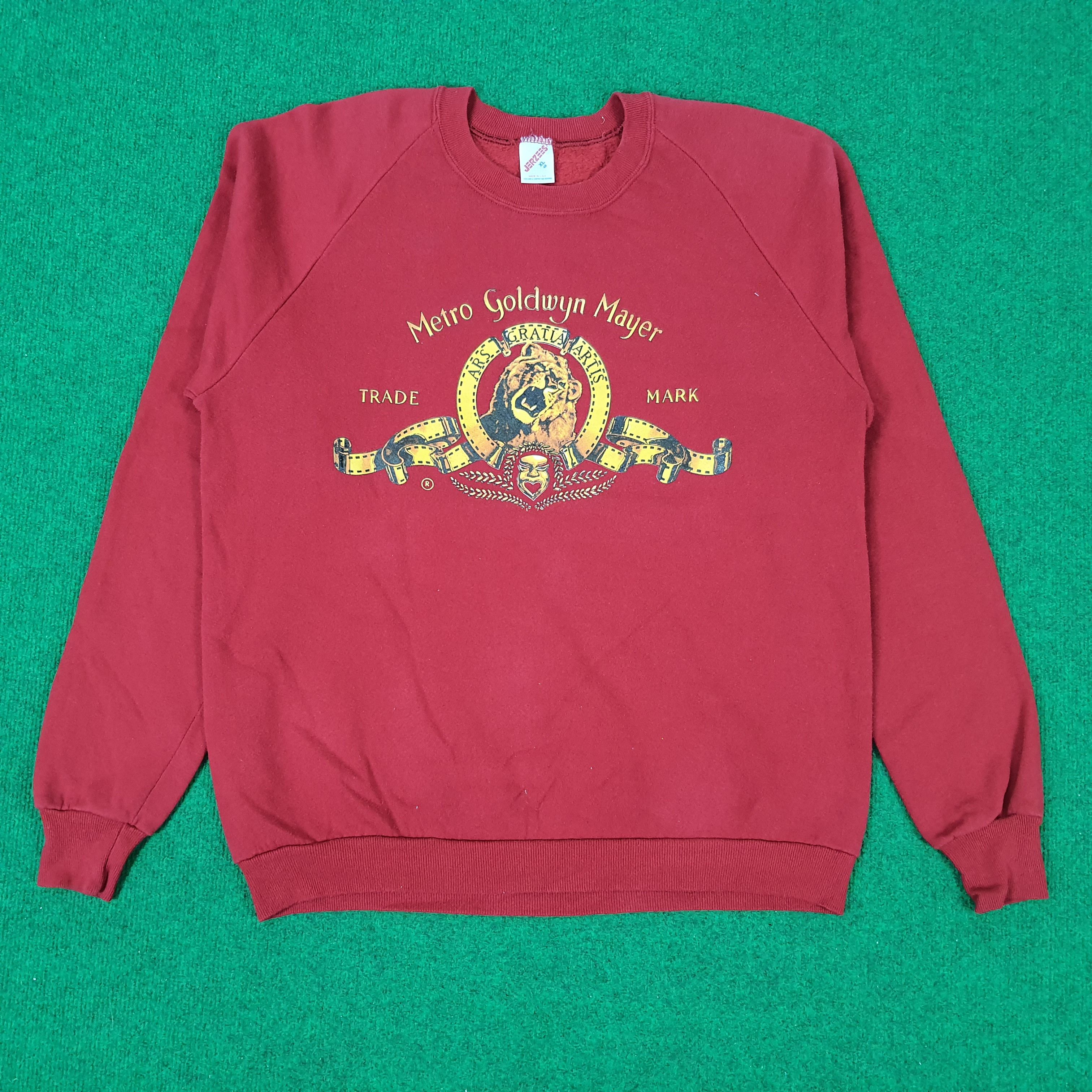 Vintage Vintage Metro Goldwyn Mayer America Movie Company Sweatshirt Size US M / EU 48-50 / 2 - 1 Thumbnail