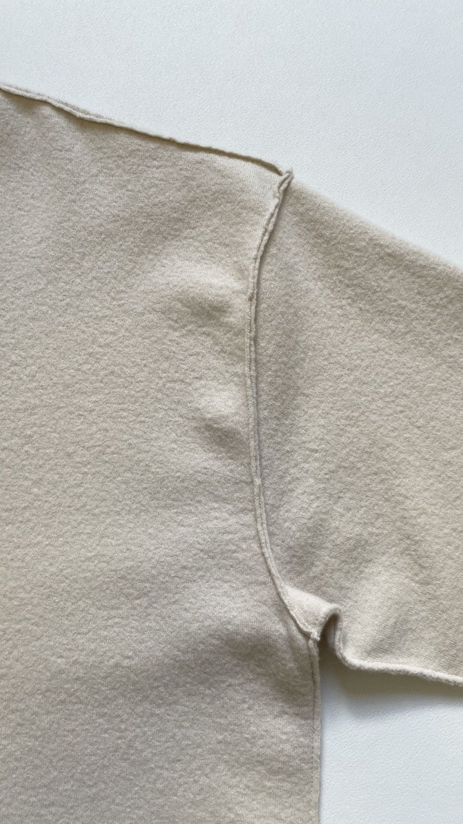 Issey Miyake Cream Wool ‘Inside Out Seams’ Sweater Size US L / EU 52-54 / 3 - 4 Thumbnail