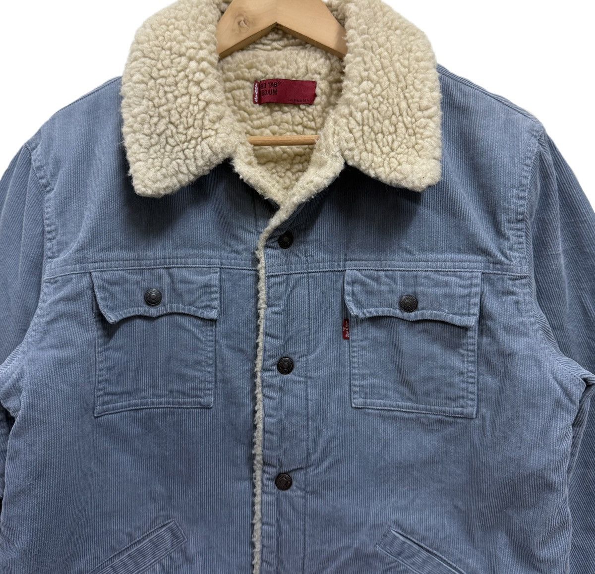 Levi's Vintage Levis Red Tab Jacket Trucker Shearling Size US M / EU 48-50 / 2 - 4 Thumbnail