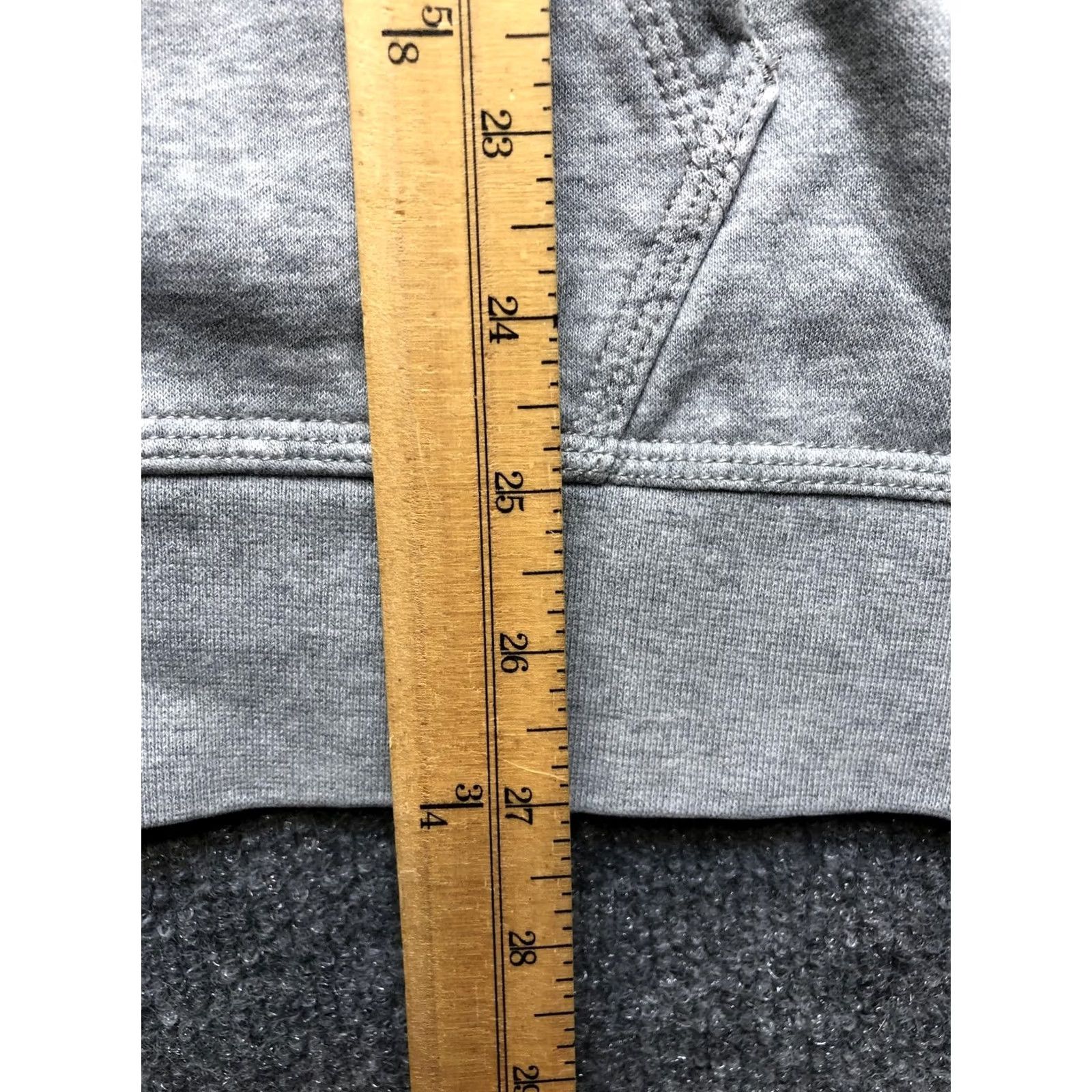 Nike Nike Hoodie Mens Extra Large Gray Full Zip Swoosh Sweatshirt Fair - Moderate Wear Stained Size US XL / EU 56 / 4 - 7 Thumbnail