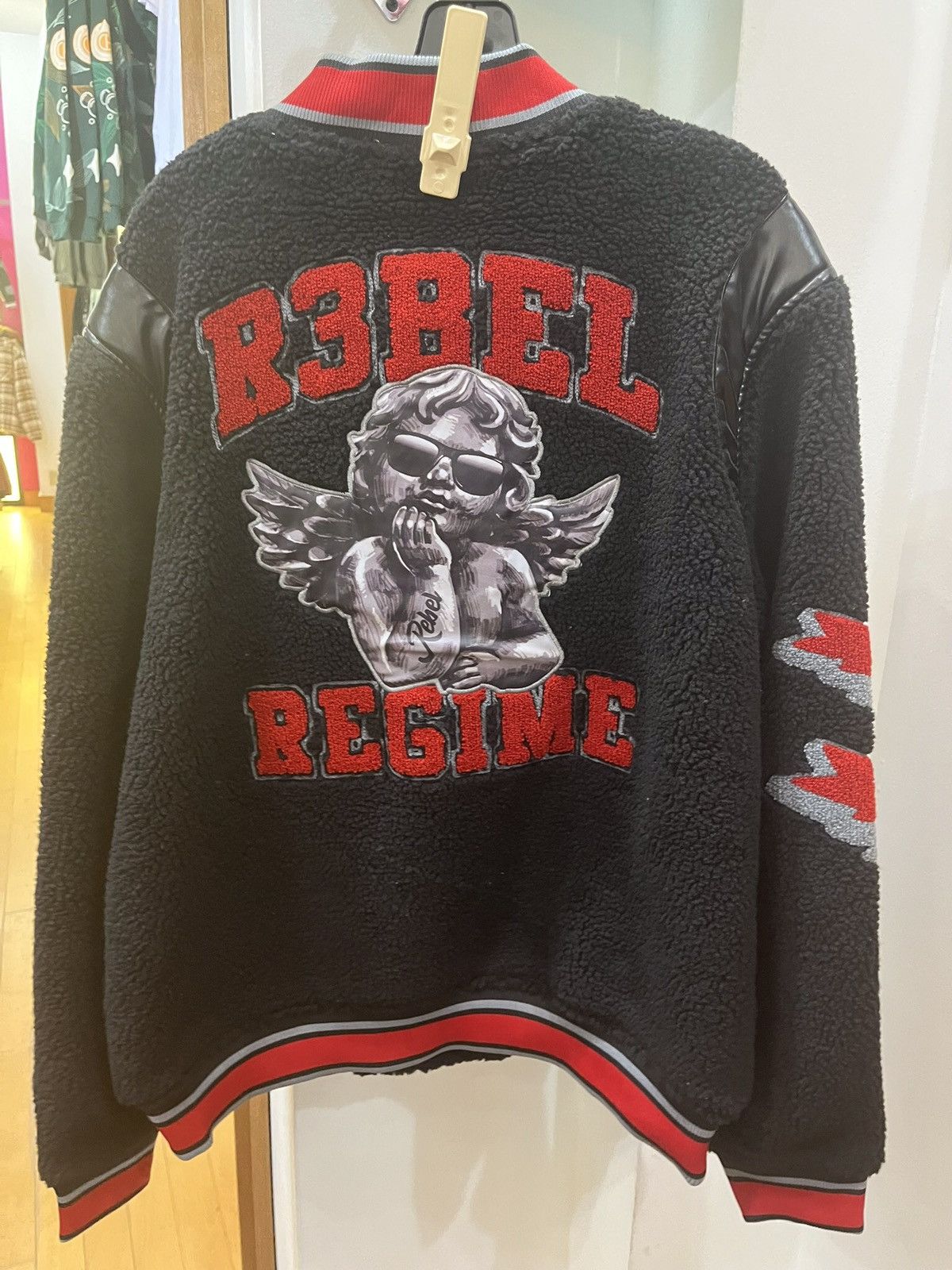 Other Black R3BEL Regime Letterman Jacket Size US L / EU 52-54 / 3 - 2 Thumbnail