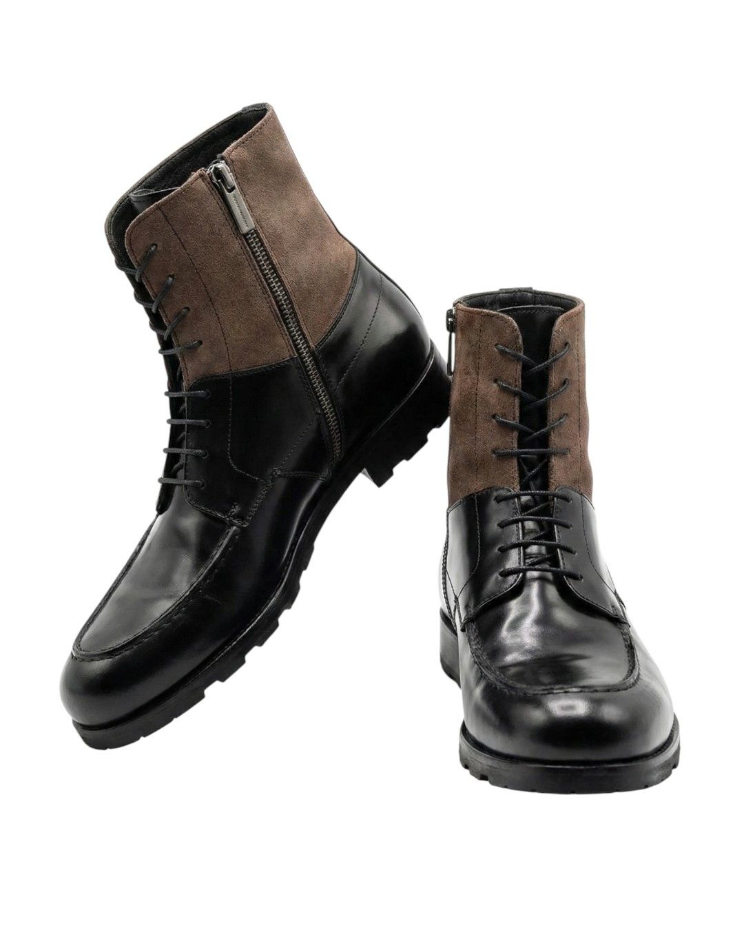 Giorgio Armani GIRGIO ARMANI LEATHER COMBAT BOOTS Size US 10 / EU 43 - 2 Thumbnail