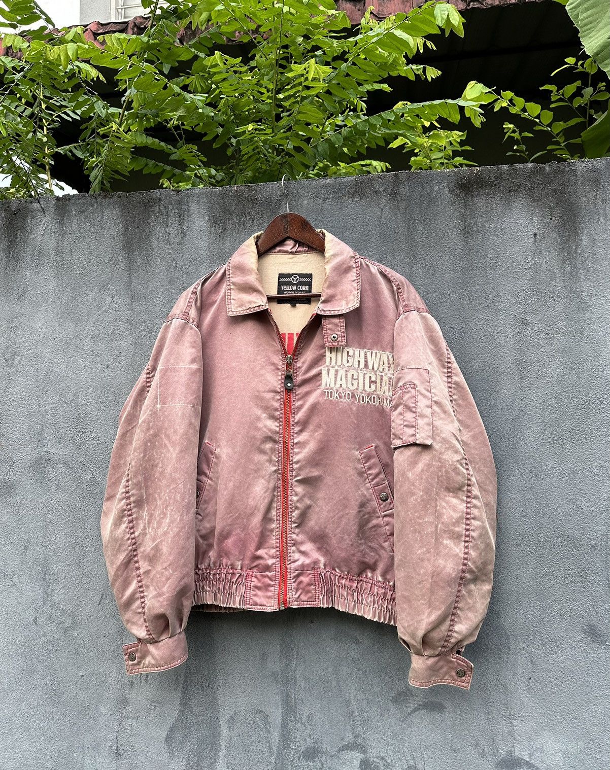 YELLOW CORN 👹Vintage Faded Yellow Corn SLEDGE HAMMER Bomber Jacket Size US M / EU 48-50 / 2 - 3 Thumbnail