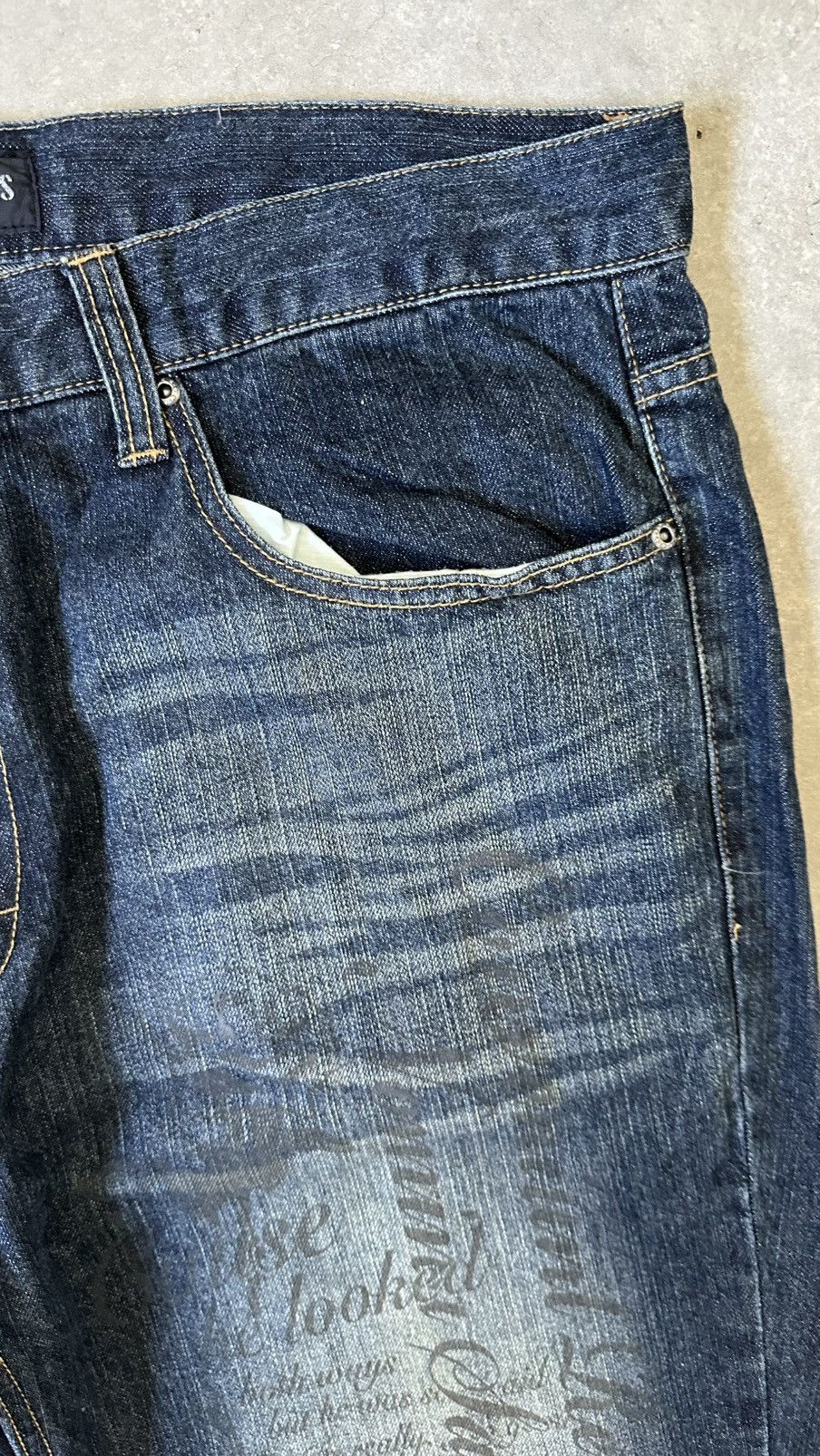 Japanese Brand VINTAGE ANTUI JEANS IF SIX WAS NINE DENIM PANG Size US 40 / EU 56 - 7 Thumbnail