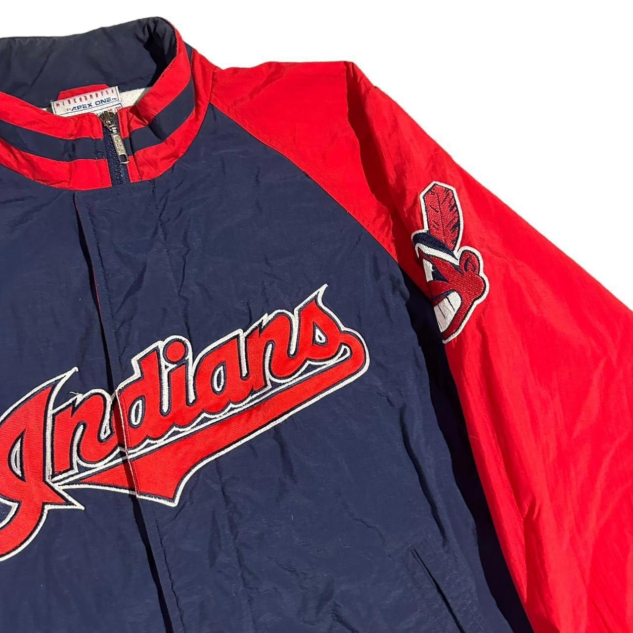 MLB Vintage 90s Apex One Cleveland Indians Jacket Size US XL / EU 56 / 4 - 2 Thumbnail