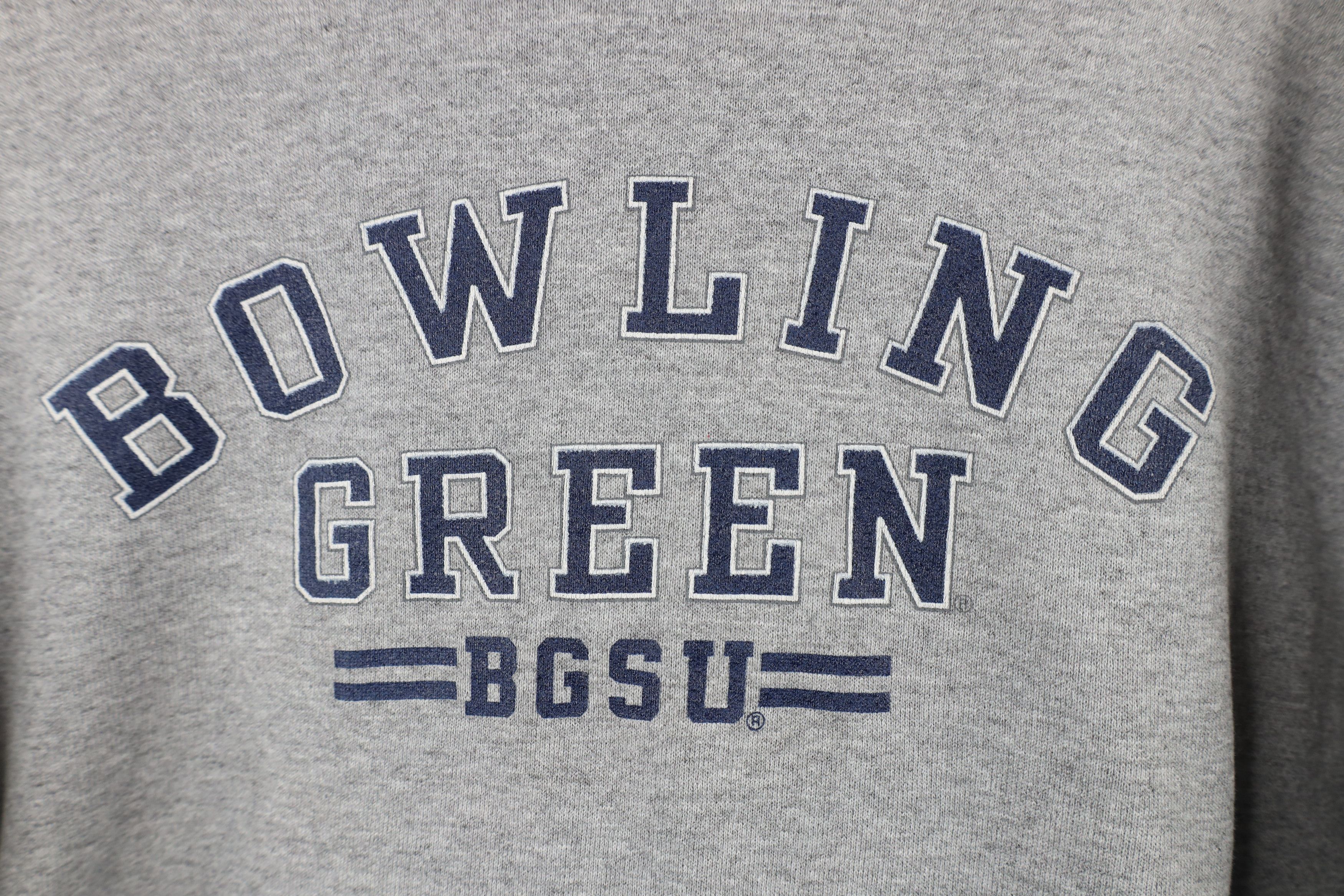 Vintage Vintage 90s Green State University Hoodie Sweatshirt USA Size US L / EU 52-54 / 3 - 4 Thumbnail
