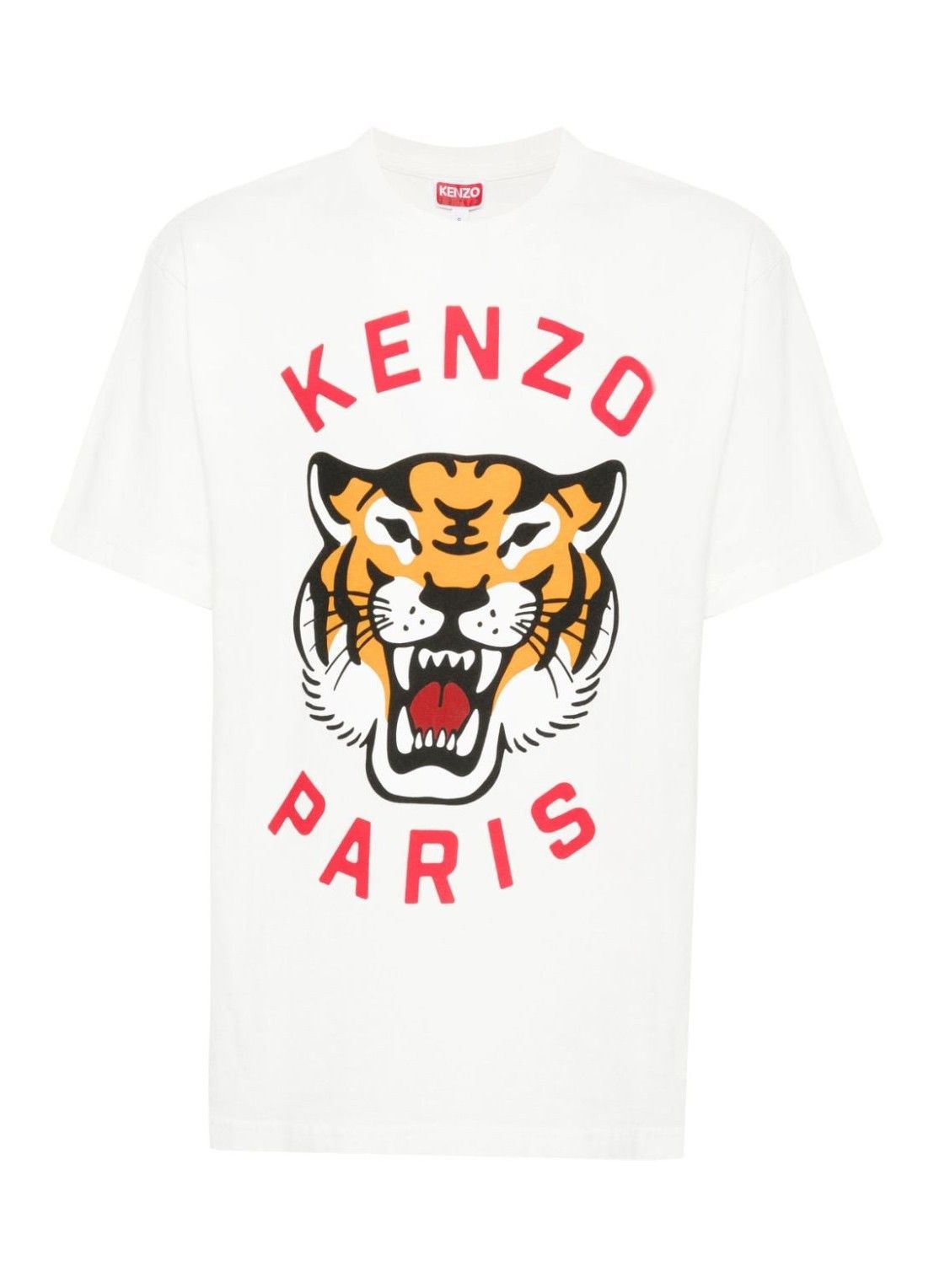 Kenzo o1s22i1n0125 Lucky Tiger Oversized T-Shirt in White Size US M / EU 48-50 / 2 - 1 Thumbnail
