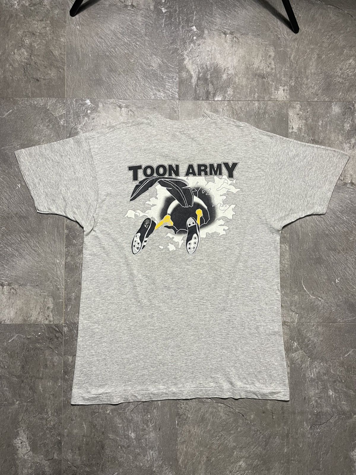 Vintage Vintage Newcastle Toon Army 90s Front/Back Print Tee Size US L / EU 52-54 / 3 - 4 Thumbnail