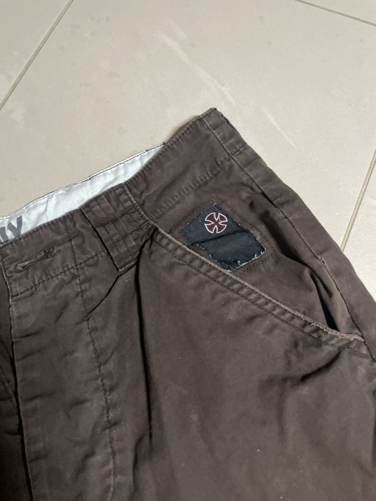 Independent Truck Co. Independent Vintage brown cargo pants Size US 30 / EU 46 - 4 Thumbnail