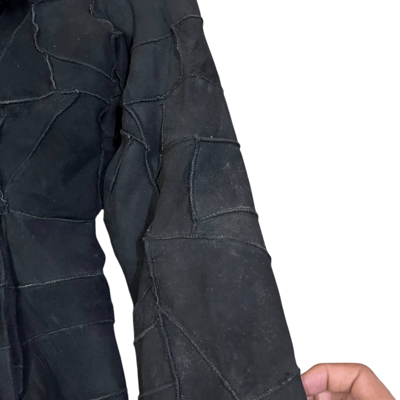 Issey Miyake Issey Miyake Inspired Patchwork Leather Fur Jacket Size M / US 6-8 / IT 42-44 - 8 Thumbnail
