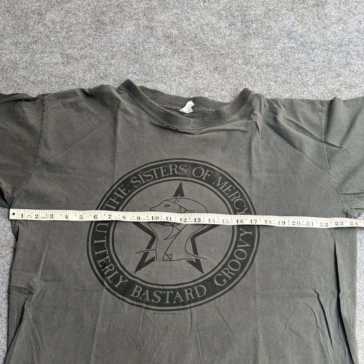 Band Tees Vintage The Sisters of Mercy Utterly Bastard Groovy T shirt Size US XL / EU 56 / 4 - 5 Thumbnail