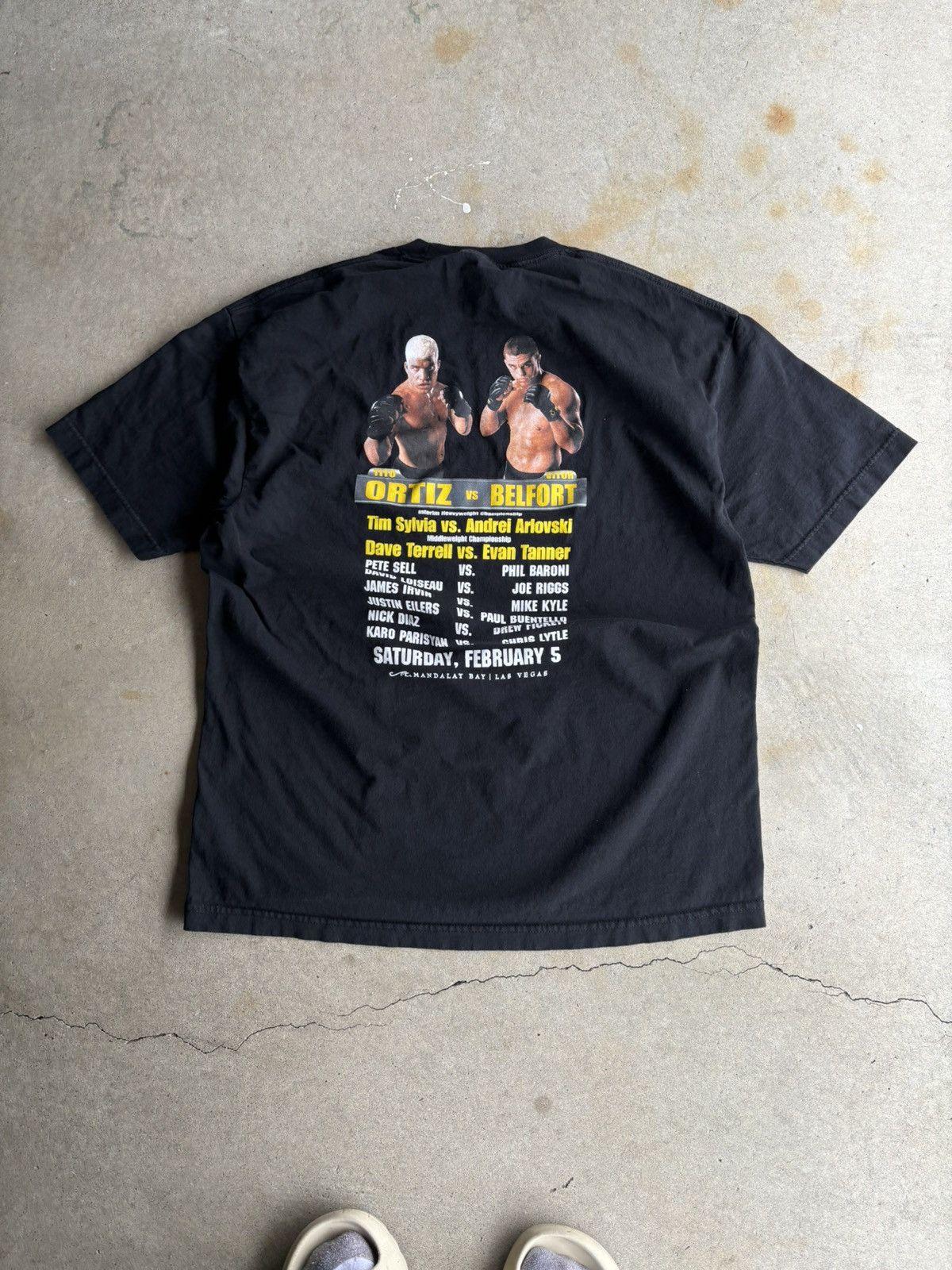 UFC Vintage UFC 51 2005 Boxy Black Fight Promo Tee Size US XL / EU 56 / 4 - 2 Thumbnail