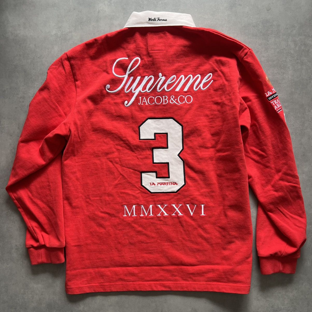 Jacob & Co. × Supreme Supreme La Martina Rugby – Red – M – Brand