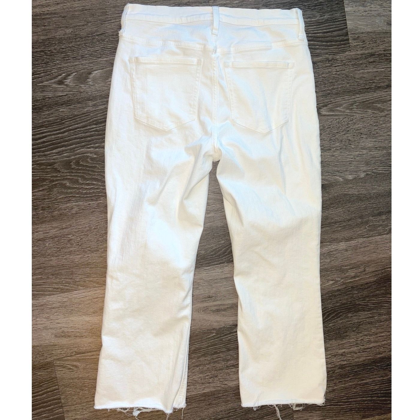 J.Crew J.Crew 9” Demi Bootcut Crop Jeans In White Size 32 Size 32" / US 10 / IT 46 - 6 Thumbnail