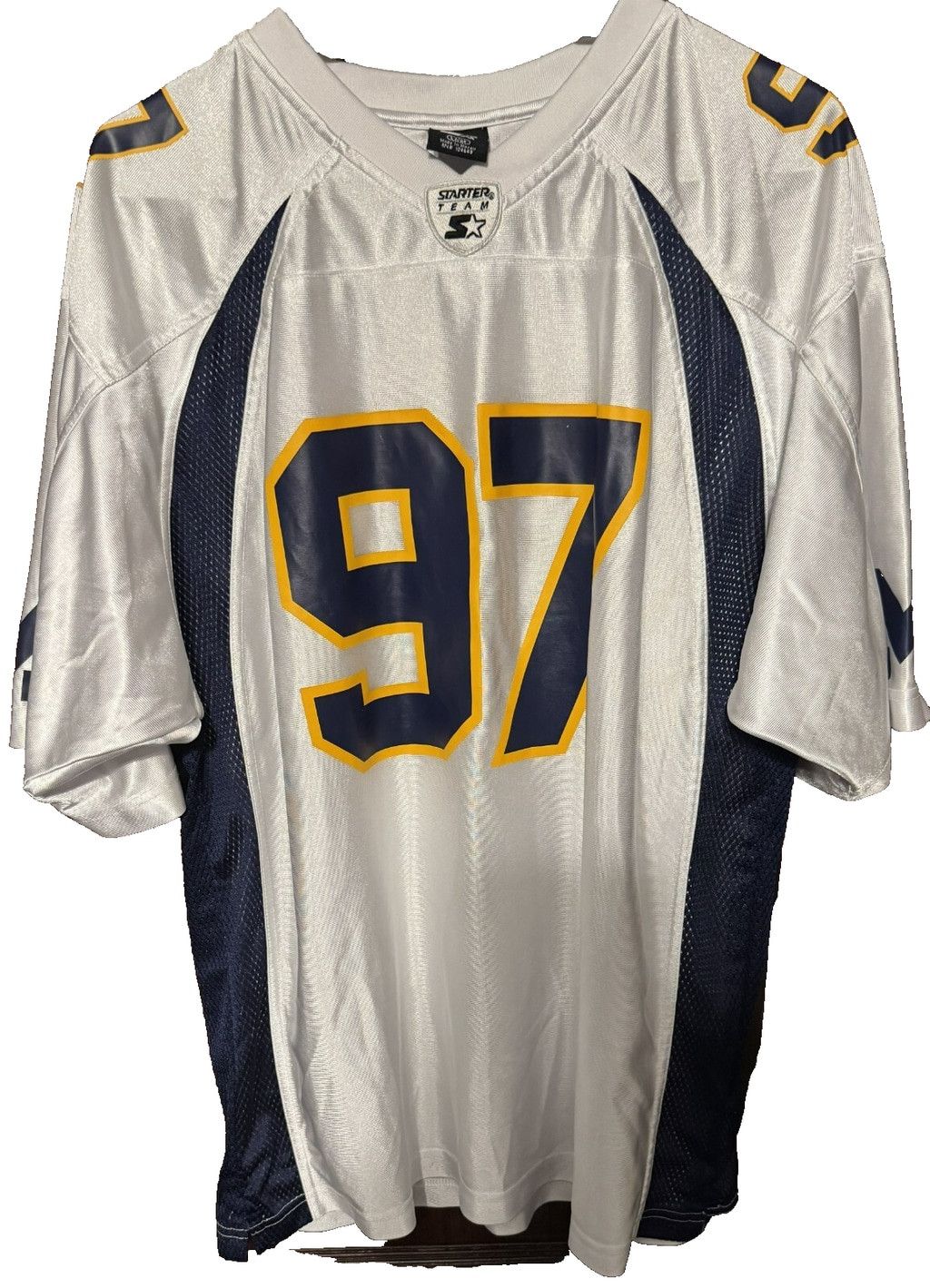 Starter Michigan Wolverines Vintage Starter #97 Jersey Size L White Size US L / EU 52-54 / 3 - 1 Thumbnail